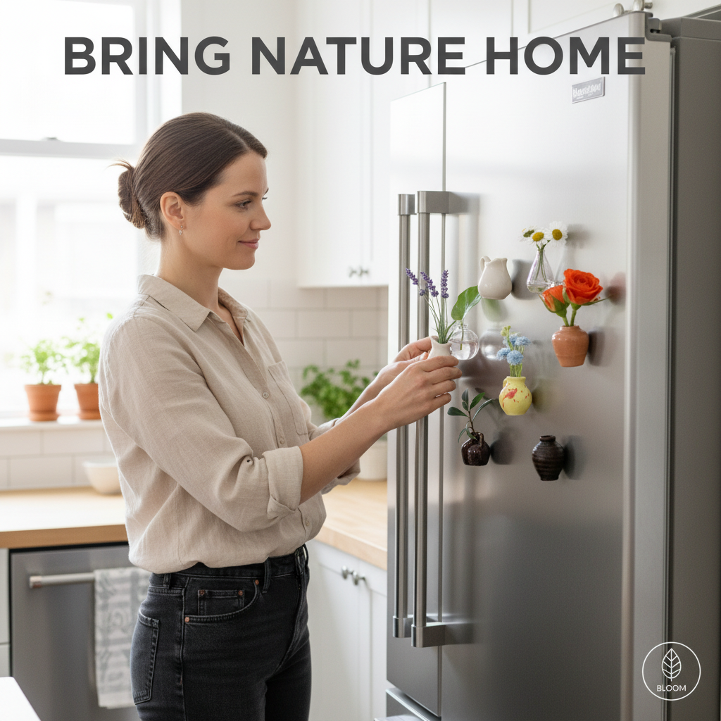 Tiny Blooms™ Magnetic Vases