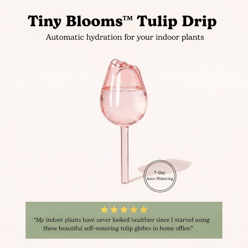 Tiny Blooms™ Tulip Drip (Self-Watering Plant Globes)