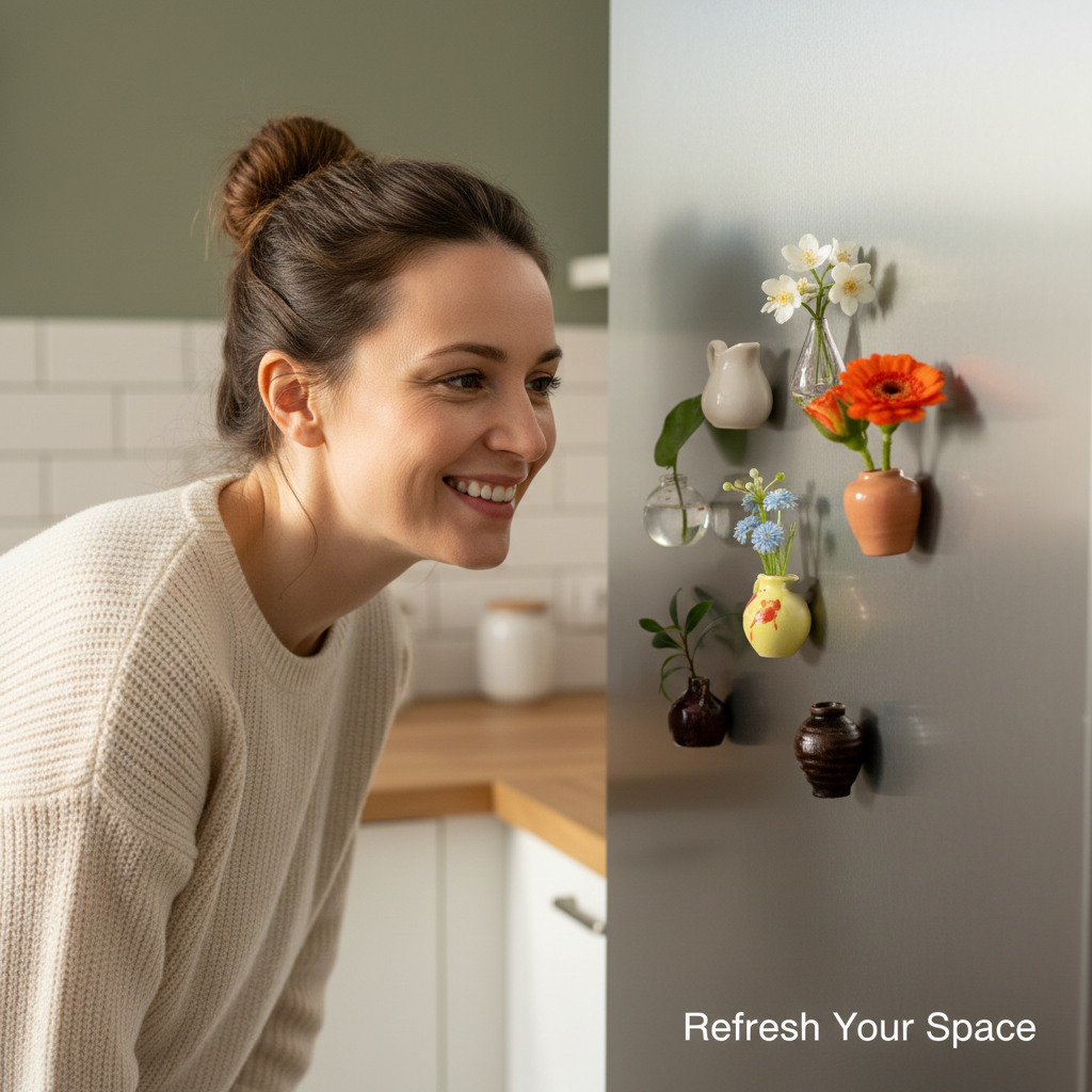 Tiny Blooms™ Magnetic Vases