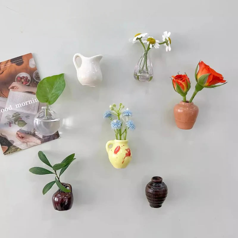 Tiny Blooms™ Magnetic Vases
