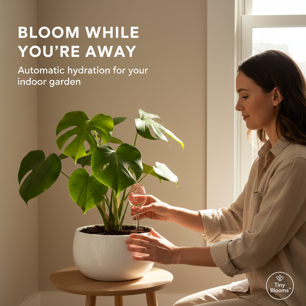 Tiny Blooms™ Tulip Drip (Self-Watering Plant Globes)